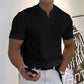 Klassisk Herr Business V-ringning T-shirt - Kort Ärm & Andningsbar Material till 5XL