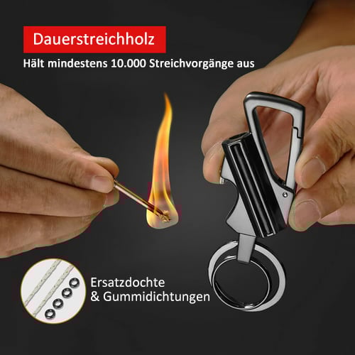 🔥Multitool Schlüsselanhänger mit Flaschenöffner – Edelstahl, Wiederverwendbar, Tragbar für Freizeit & Party