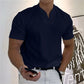 Klassisk Herr Business V-ringning T-shirt - Kort Ärm & Andningsbar Material till 5XL