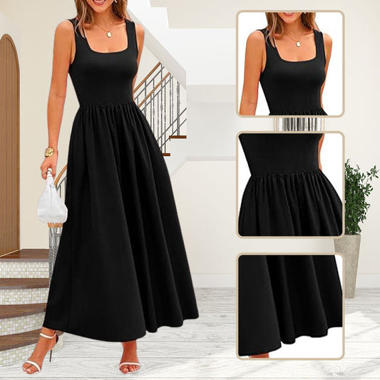 💥57% RABATT! Damen Ausgestelltes T-Shirt-Midikleid – mühelos schick 🌟