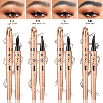 ✨ KÖP 1 FÅ 1 GRATIS! 3D Microblading-ögonbrynspenna – Vattentät & naturlig effekt