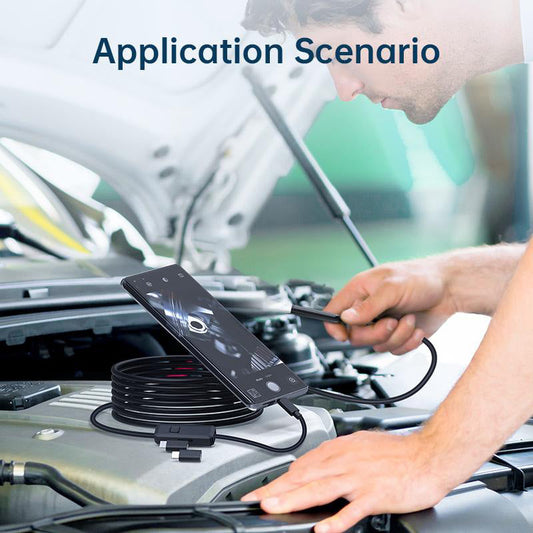 🔥 Särskilt praktiskt🔥HD vattentät endoskopkamera