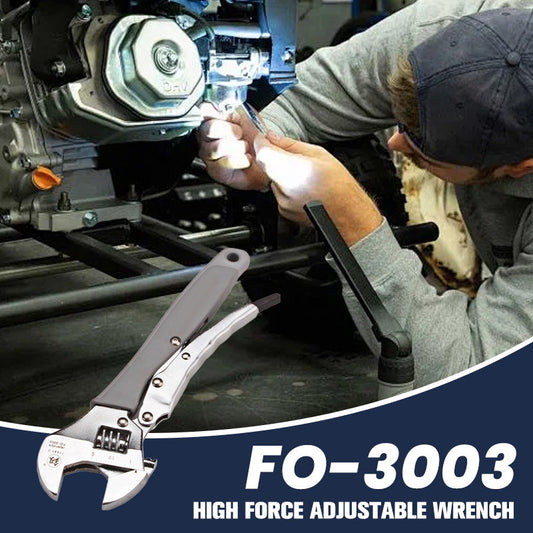 🔥FO-3003 Verstellbarer Schraubenschlüssel mit hohem Drehmoment! ⚙️ Autoreparatur / mechanisches Party-Must-Have, starkes Drehmoment verrutscht nicht
