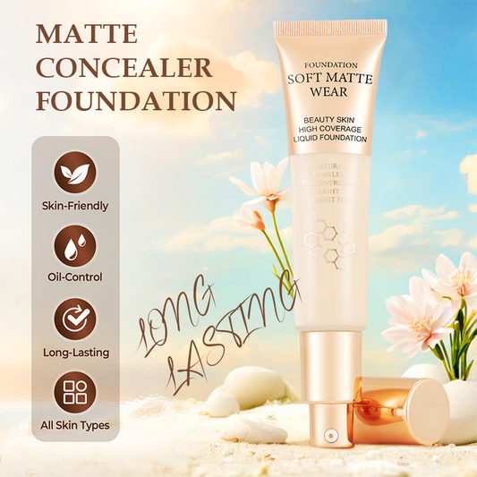 💙 Last Day Promotion 50% Off💙Long-Lasting Matte Concealer Foundation