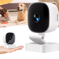 Smart WiFi-övervakningskamera | 2-Vägs Ljud & Infraröd Nattvision | För Baby, Husdjur & Hemsäkerhet