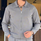 🔹 Herren Einfarbiges Set: Reißverschlussjacke & Hose – Saubere Silhouette, einfach zu tragen