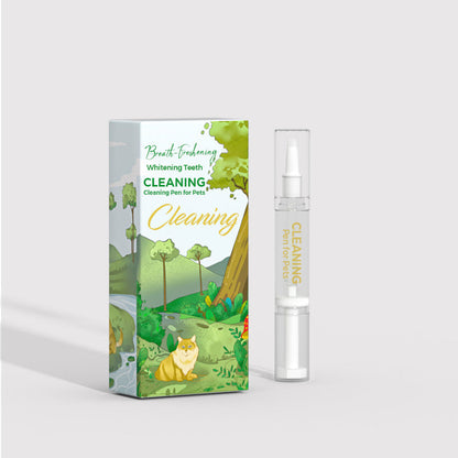 🐶😸En penna utformad för att bleka husdjurs tänder, vilket också fräschar upp deras andedräkt.