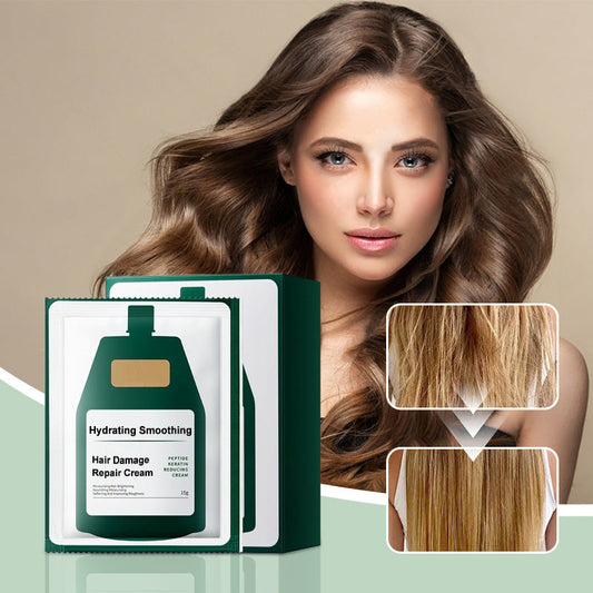 🔥58% rabatt så länge lagret räcker!🎉Återfuktande, utjämnande kräm för reparation av hårskador