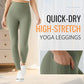 Högpresterande yogaleggings med fickor & 4‑vägs stretch