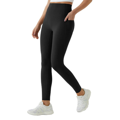 Högpresterande yogaleggings med fickor & 4‑vägs stretch