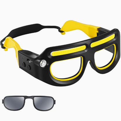 ⚡ Köp 3 Få 4 Gratis! 50% Rabatt på Uppladdningsbar Huvudlampa för Glasögon 👓