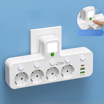 🔌2026 SPECIALERBJUDANDE - 49% RABATT⚡Smart grenuttag med USB-portar
