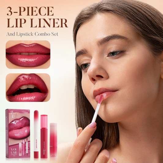 3-delat set med läppennor och läppstift💄Tidsbegränsat erbjudande: 60 % rabatt💰