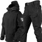 🧥 60% RABATT! ⛰️ Taktiskt Softshelljacka- & Byxset – Vattentätt, Vindtätt, Isolerande & Perfekt för Vinter/Terräng 🏔️