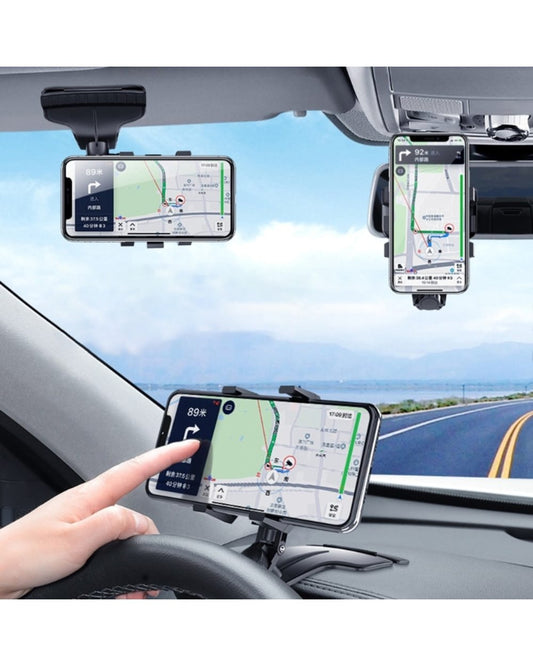 Universell telefonhållare för bilens instrumentbräda med 1200° rotation🔥
