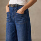 👖 Damjeans med Hög Midja och Vida Ben – Figursydd, Längre Ben & Superbekväm 💙