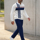 👕 60% RABATT! 🔥 Herrset med Grafiskt Tryck & Byxor – Modern Look, Bekväm Passform & Avslappnad Stil 👖
