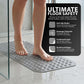 Halkfri badmattor 100 × 40 cm med sugkoppar