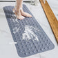 Halkfri badmattor 100 × 40 cm med sugkoppar