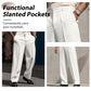 👖 60% RABATT! ✨ Casual Plisserade Byxor med Vida Ben för Herr – Bekväm Passform, Modern Stil & Mångsidig Användning 🏠