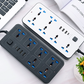 Multi-Outlet Power Strip with Long Extension Cord – USB Charging Ports Included