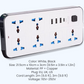 Multi-Outlet Power Strip with Long Extension Cord – USB Charging Ports Included
