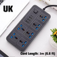 Multi-Outlet Power Strip with Long Extension Cord – USB Charging Ports Included
