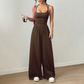 📢📢50 % RABATT !!!⏰Casual jumpsuit med spaghettiband för damer