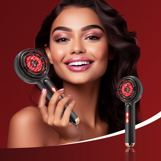 💆‍♀️ Multifunktionell Huvudmassagekam | Skalpvård & Djup Avslappning